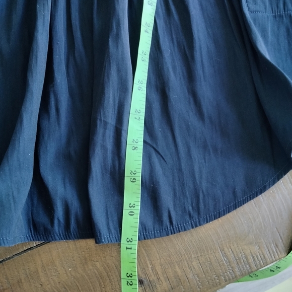 Calypso St. Barth Chic Oversized Dark Blue Button Up Tunic Sz S - Picture 8 of 8